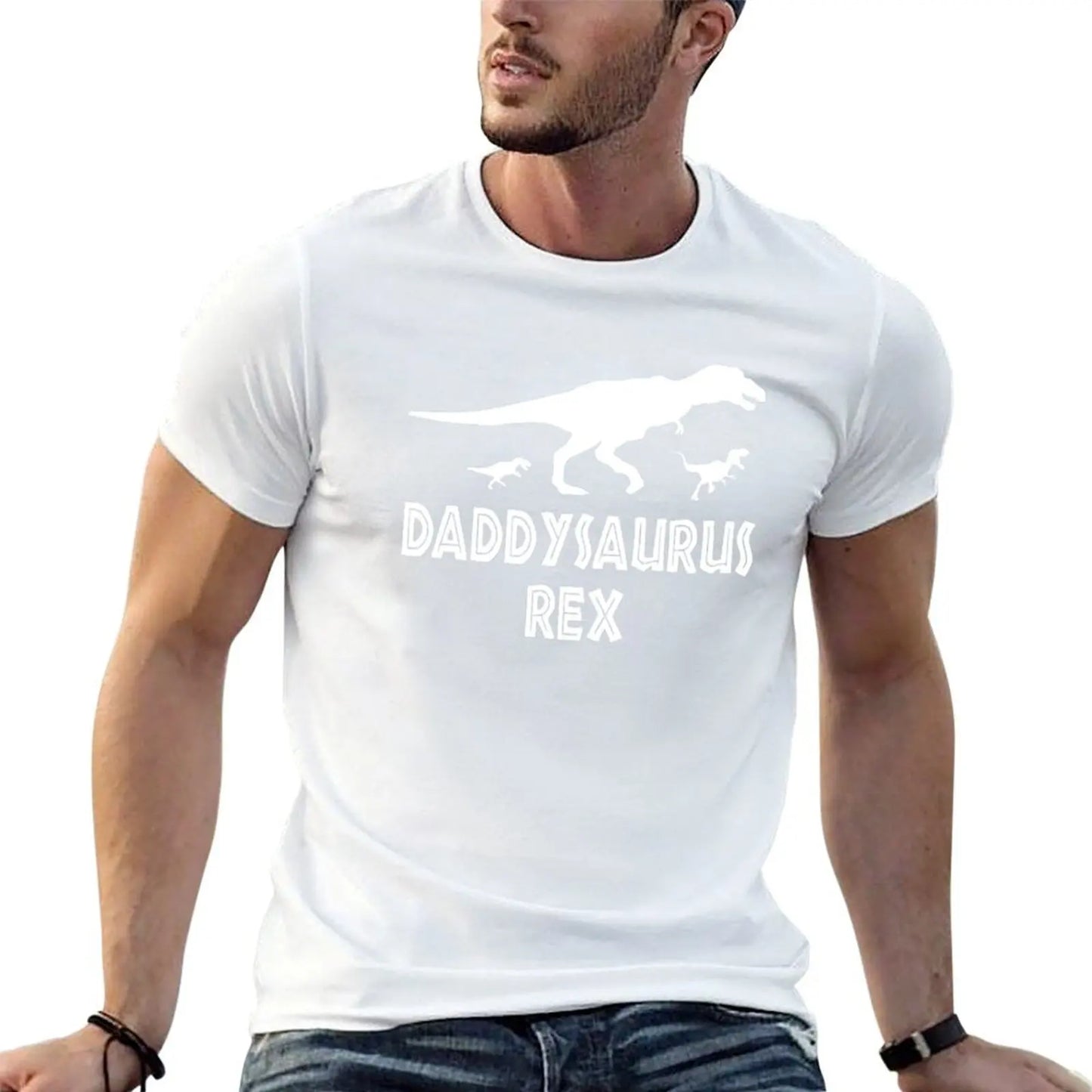 T-Shirt Daddysaurus homme T-Shirt T chemise personnalisée T Rex chemise