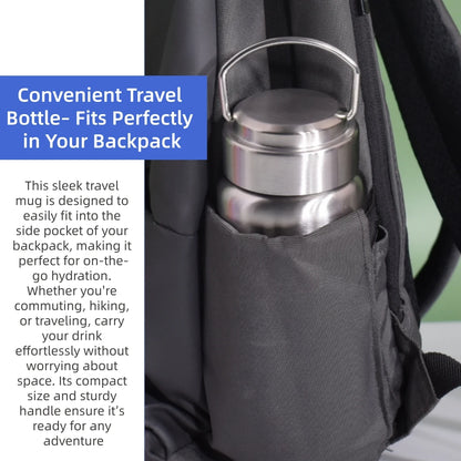 Bouteille Thermos à thé avec revêtement en céramique de qualité supérieure, tasse d'eau à Double paroi en acier inoxydable, flacon sous vide, bouteille de voyage, 350-750ml