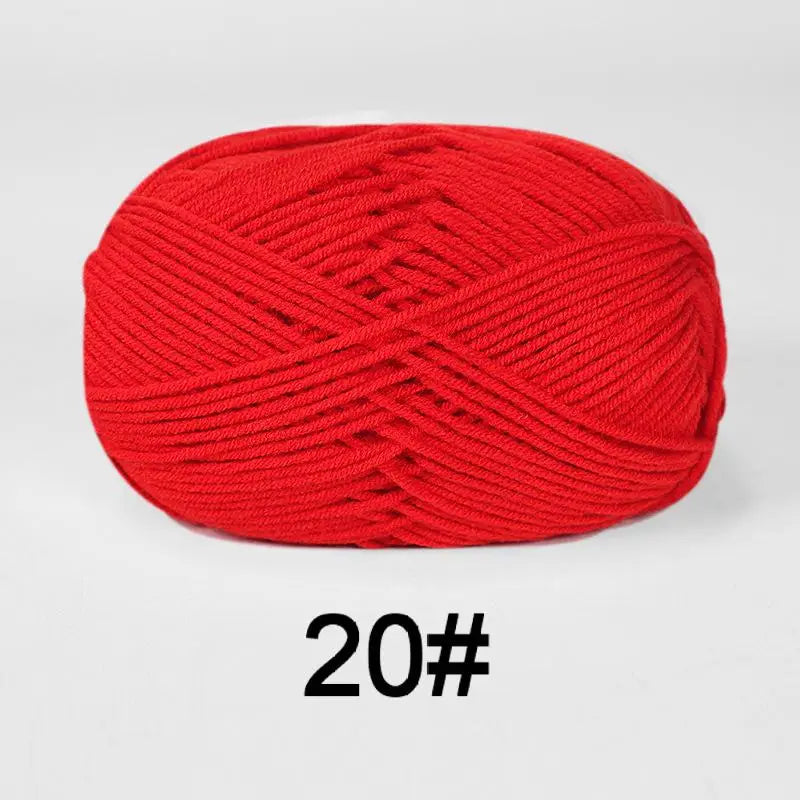 Nouveau 5 pièces couleurs mélangées fil lait coton fil combinaison Crochet tricot fil ensemble pour à la main bricolage artisanat pull écharpe tricot