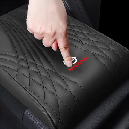 Coussin de protection pour accoudoir de voiture en cuir PU, mousse à mémoire de forme, pour console centrale, pour Nissan Nismo Qashqai, 1 pièce