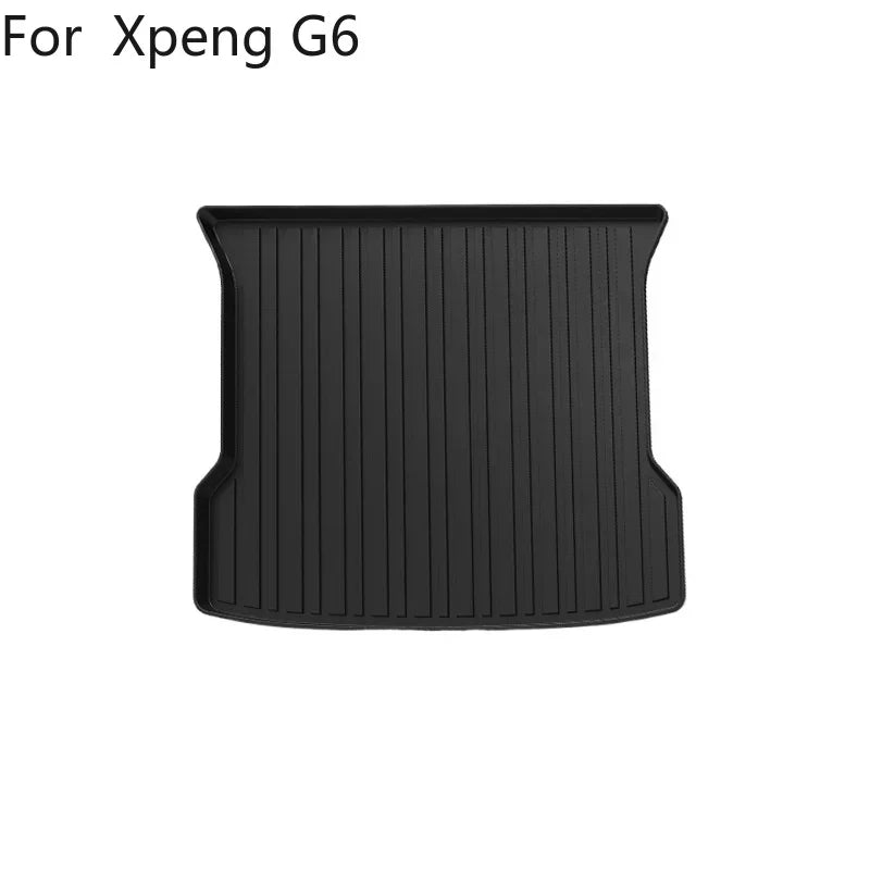 Pour Xpeng G6 2025-2023 tapis de sol tapis de coffre tous temps avant arrière tapis de doublure de chargement, accessoires de coussinets de pied antidérapants imperméables