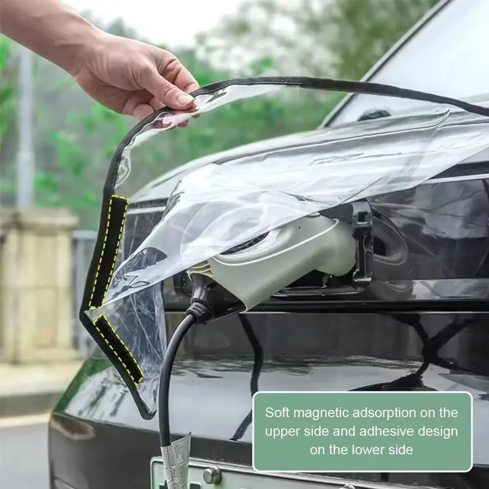 Housse de Protection universelle contre la pluie pour Port de chargement de véhicule, nouvelle énergie, Protection contre la poussière extérieure, étanche, pour pistolet de chargeur