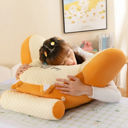 Oreiller de lecture réglable, coussin de soutien ergonomique pour le dos, pour lit/canapé/sol, Design respirant matelassé gris, 1 pièce