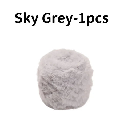 Fil de fourrure Super doux, 1 œuf de 100 grammes, fil de fausse fourrure épais et moelleux pour cils, accessoires et couvertures pour écharpe tricotée au Crochet