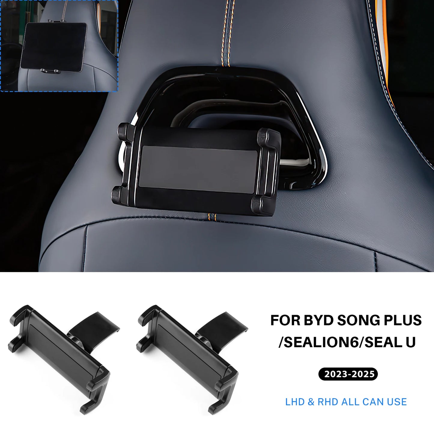Support multimédia arrière spécial pour iPad et téléphone pour BYD Song Plus ATTO 3 2023 2024 2025 Sealion 6 Seal U Atto3