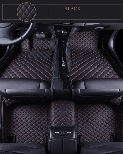 Tapis de Sol de Voiture 3D Personnalisé en Cuir Artificiel, Accessoires d'Nikpour BMW Série 5 E39 1995-2004 E60 F10 G30 2017-2022