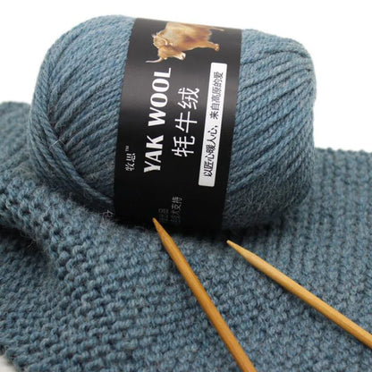 Fil épais de laine de cachemire Yak pour tricoter, écharpe de pull au Crochet, fil de laine mélangée mérinos tricoté de haute qualité