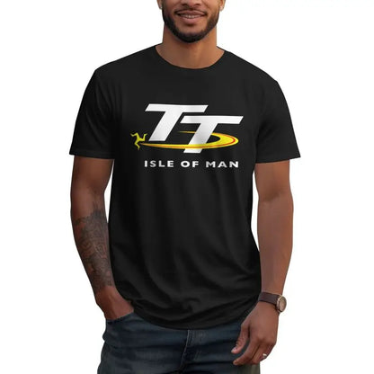 Île de Man TT Races Manx T-Shirt imprimé hommes coton à manches courtes graphique t-shirts été décontracté grande taille hauts t-shirts Streetwear