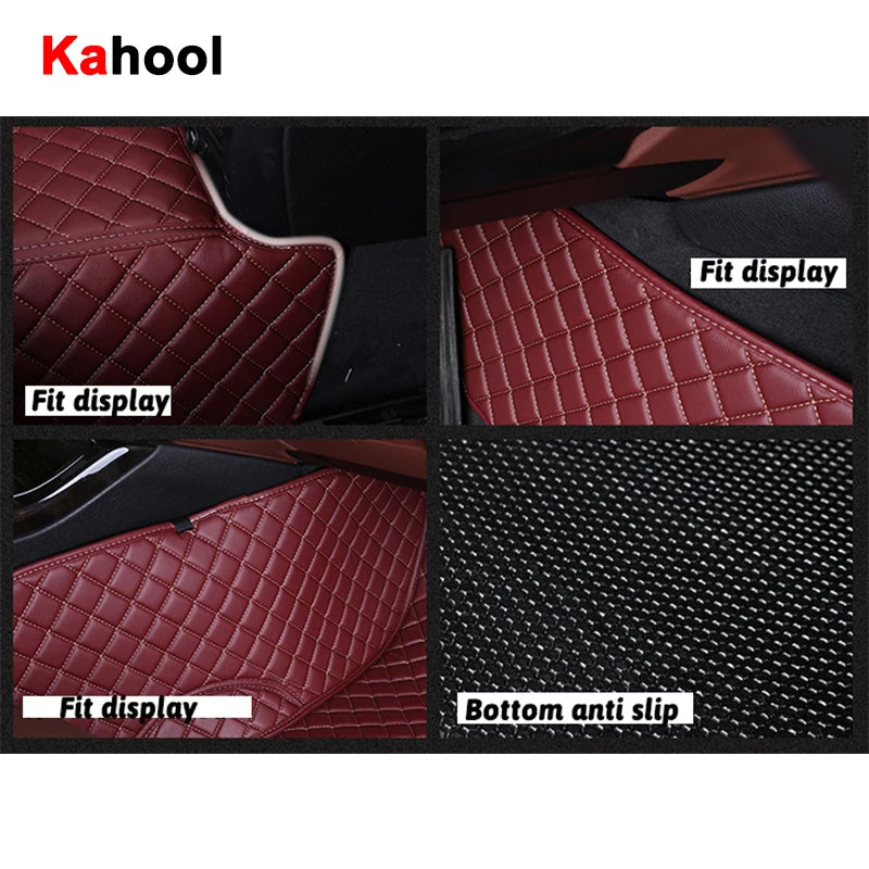 AgreBathroom-Tapis de sol de voiture personnalisés pour avocat, BYD Atto 3, DolDave Seal F0, F3, F6, E6, G3, G6, Dock Song Qin, Auto Carpets, Foot Coche Accessrespiration