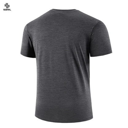 SBWL 2025 nouvel été haute qualité sports de plein air et fitness intérieur T-shirt à séchage rapide, mode et décontracté à manches courtes hauts