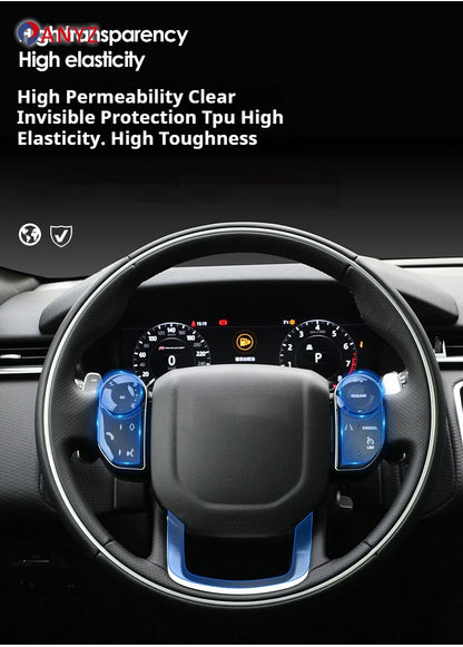 Autocollant de protection pour panneau d'engrenage en TPU transparent, accessoires d'intérieur de voiture pour Lynk & Co 09 2024 2023 2022
