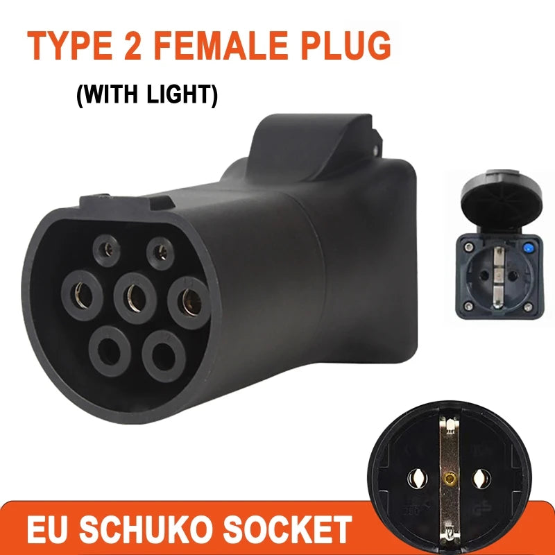 Adaptateur de chargeur V2L polyvalent, prise pour décharge BYD, 16A, 3,5 kW, type 2, outil électrique, véhicules chargeant le véhicule pour charger Schuko