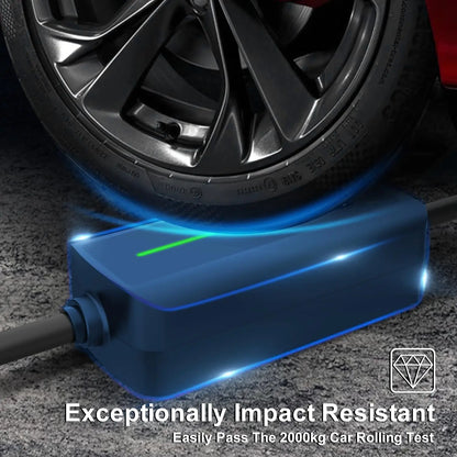 LONLINK-Chargeur de voiture électrique portable, prise britannique, câble de charge de 3,5 kW à type 2, GBT, type 1, 13A, 240V, 5m