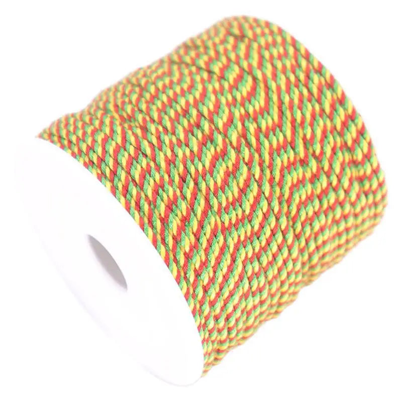 Corde de coton pour macramé, ficelle, ficelle, fil, artisanat, couture, tentures murales faites à la main, bohème, fête de mariage, décoration d'intérieur, 1.2mm, 37m