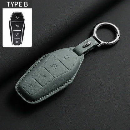 Étui de protection pour clé de voiture, support pour BYD Han Ev Tang Dm Qin PLUS Song Pro MAX Yuan DolDave E2, protecteur de clé automatique, accessoires de voiture