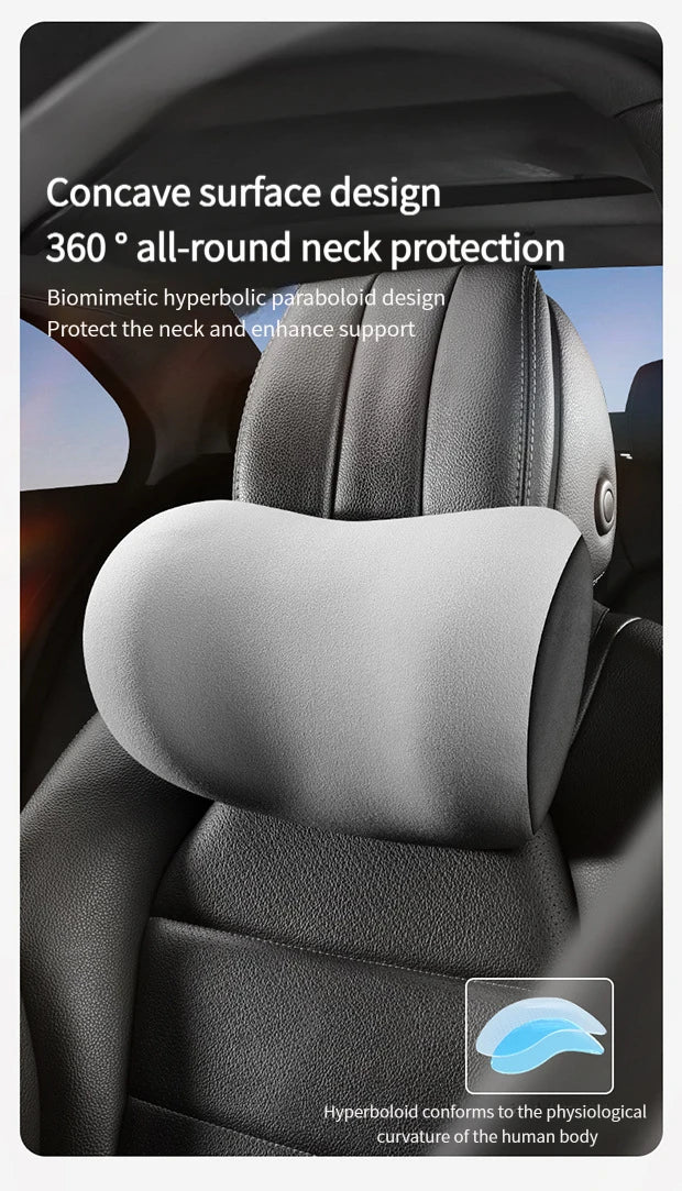 Appuie-tête de voiture, support lombaire, coussin de siège de voiture, coussin lombaire, oreiller chauffant électrique pour voiture, oreiller de protection du cou