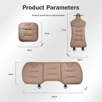 Housse de siège de voiture universelle en cuir, housse de coussin de taille pour siège de voiture, quatre saisons, coussin de Protection pour sièges intérieurs automobiles, accessoire de voiture