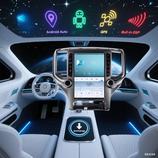 Y Android 13 autoradio pour Dodge RAM 1500 2500 3500 2019 - 2022 Carplay multimédia Auto stéréo écran tactile GPS groupe numérique