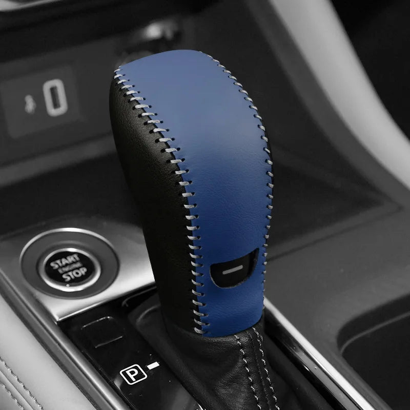 Convient pour NissanMagniteNew Sunshine pommeau de levier de vitesse couvercle levier de vitesse étui de protection poignée housse en cuir manette de vitesse manette de vitesse