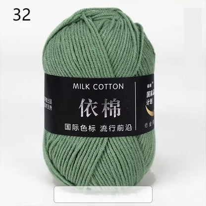 Nouveau 10 pièces série rose fil lait coton fil combinaison Crochet tricot fil ensemble pour bricolage à la main artisanat pull écharpe tricot
