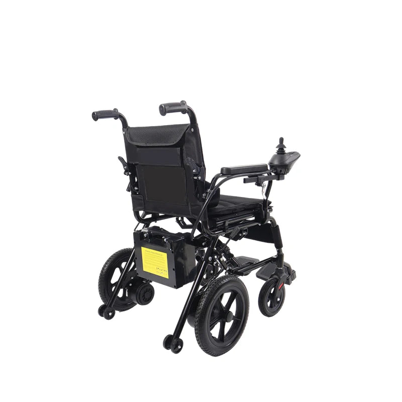 Fauteuil roulant électrique pliable en acier au carbone pour la rééducation, facile à utiliser