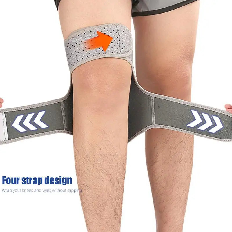 Genouillère respirante pour le cyclisme, rehausseur de genou, attelle de levage à ressort, aide à la marche, protège les partenaires, coussin d'appoint