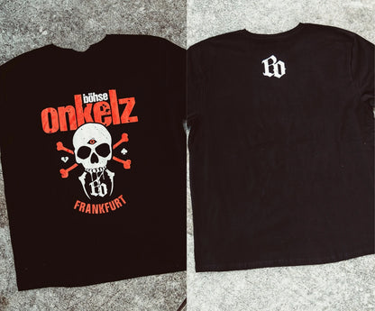 Bande allemande Böhse Onkelz World Tourt T-shirt femmes hommes surdimensionné rue Y2K T-shirt à manches courtes Hip Hop décontracté coton vêtements masculins