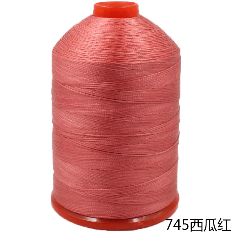 Fil de Cuir Polyester à 16 Brins, Creux, Crochet Fait à la Main, Bracelet Tissé, Pompon, 1mm, 210D