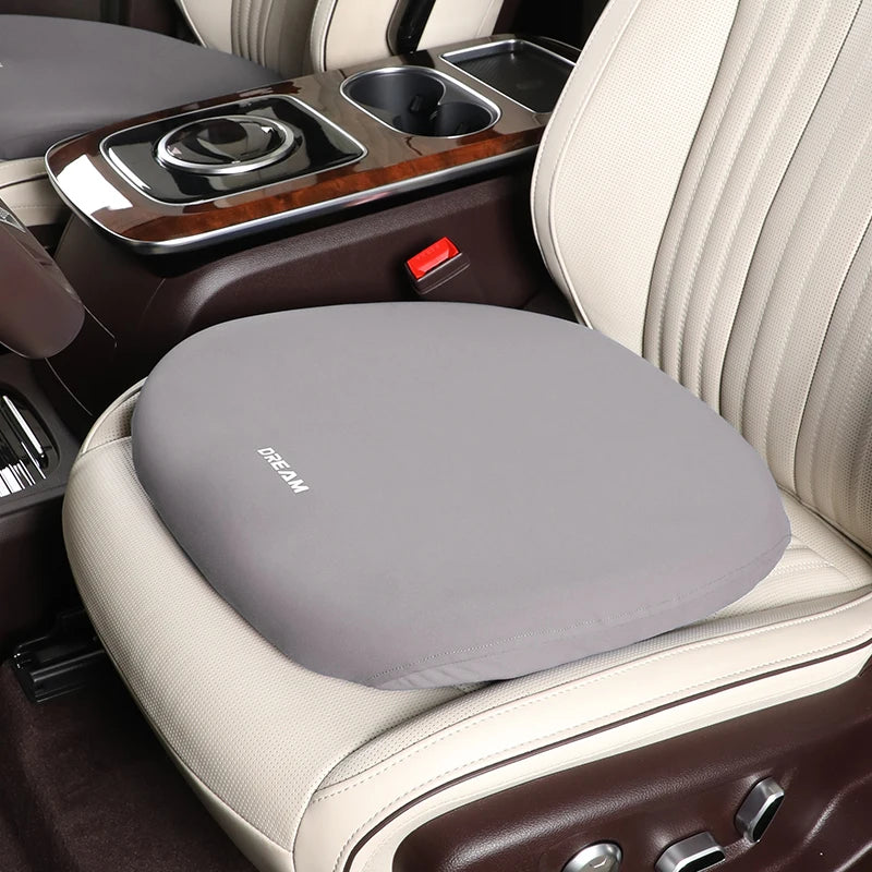 Appui-tête en cuir pour voiture, Support lombaire en mousse à mémoire de forme, oreiller de cou, coussin de dos, Support de taille, accessoires d'intérieur de voiture