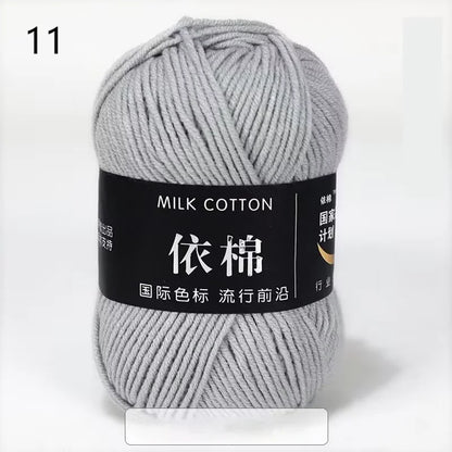 Nouveau 10 pièces série rose fil lait coton fil combinaison Crochet tricot fil ensemble pour bricolage à la main artisanat pull écharpe tricot