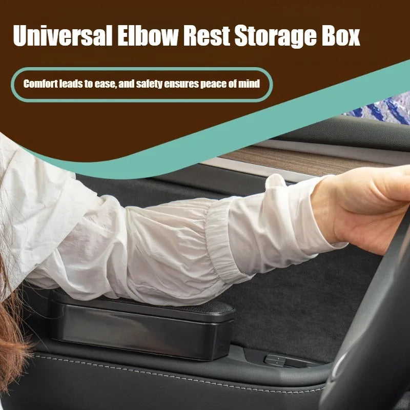 Support de porte de voiture réglable en hauteur, repose-coude universel, organiseur de porte de voiture, coussin de repose-bras intérieur dissimulé