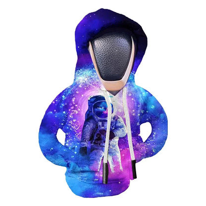 Couvercle universel de levier de changement de vitesse de voiture, couverture de sweat-shirt pour pommeau de levier de vitesse automobile, accessoires d'intérieur à capuche