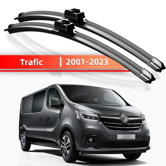 Les essuie-glaces de voiture conviennent aux accessoires de fenêtre de pare-brise de voiture Renault Trafic 2001-2023 2002 2008 2010 2015 2019 2020