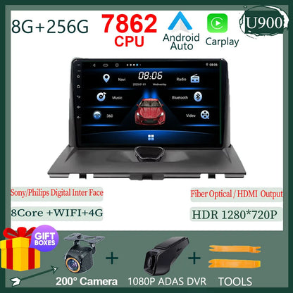 Autoradio Carplay pour Peugeot Expert 2 G9 pour citroën Jumpy pour Fiat Scudo pour Toyota Proace 2007-2017 Navigation GPS No 2din 4G