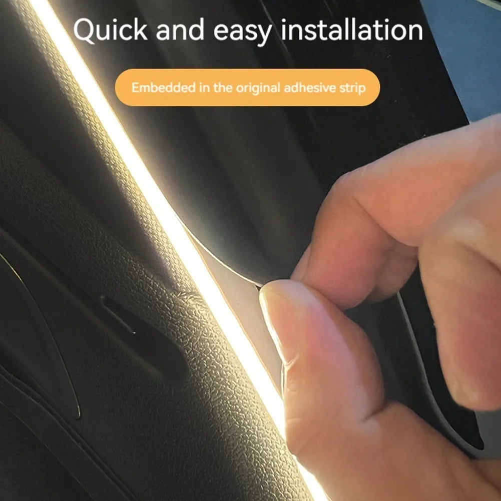 Bande lumineuse LED auto-adhésive pour coffre de voiture, bande lumineuse à flux dynamique, multifonction, automatique, pour décor de coffre de camion