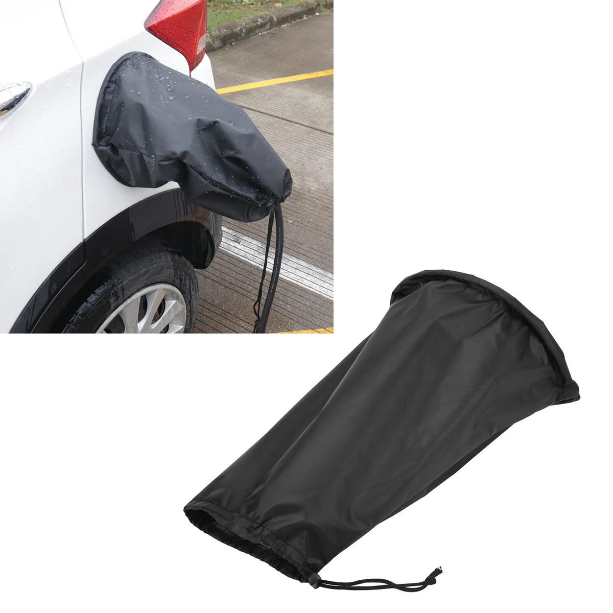 Couverture résistante aux intempéries, Port EV, étanche, poussière solaire, forte Adsorption magnétique pour voiture électrique