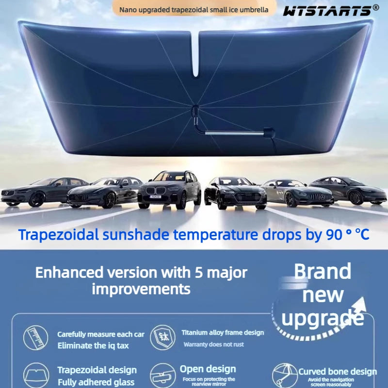 Pare-soleil pliable pour pare-brise de voiture BYD Seal U DM-i 2020-2025, protection contre les rayons UV, parasol, accessoires intérieurs