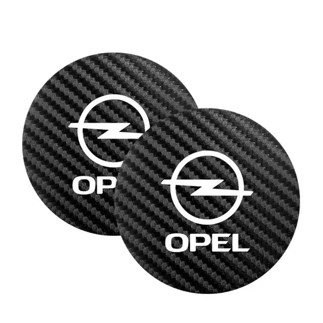 Dessous de verre en cuir antidérapant pour voiture, coussin de fente pour tasse d'eau, pour Opel Astra GTC Insignia Antara Meriva Zafira Vectra Mokka Corsa Grandland