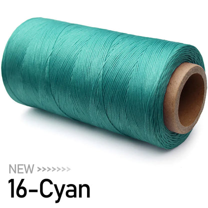 Grand rouleau de fil ciré pour couture du cuir, 0.8mm, 270M, pour la couture à la main, bricolage et matériel de reliure, accessoires, corde tissée 150D