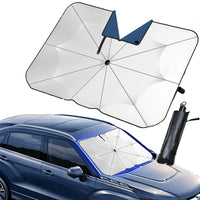 Pare-soleil rétractable pour pare-brise avant de voiture, Protection solaire d'été, blocage de Parasol de voiture