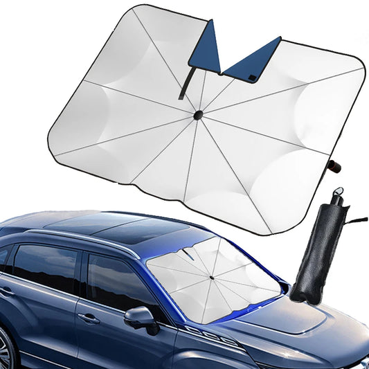 Pare-soleil rétractable pour pare-brise avant de voiture, Protection solaire d'été, blocage de Parasol de voiture