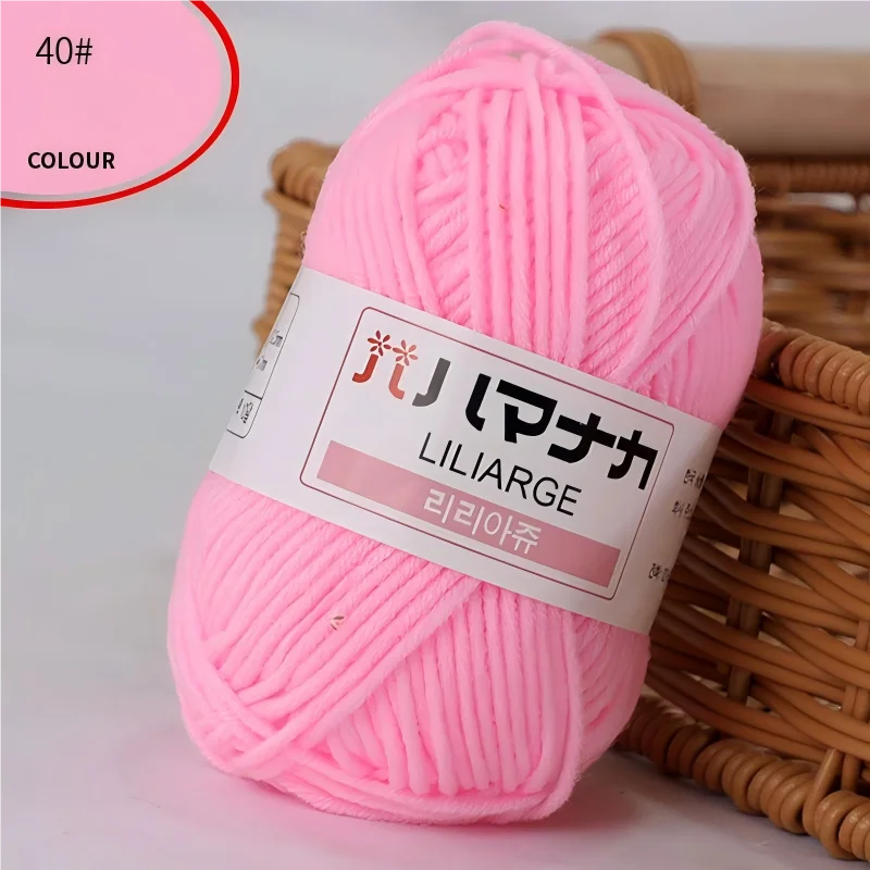 Fil à tricoter en coton doux et épais pour bébé, fil de velours en fibres épaisses pour tricot à la main, fil à crocheter pour pull DIY