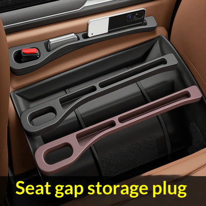 1 paire de bandes de bouchon d'espace de siège de voiture, boîte de rangement d'espace de siège de voiture, boîte de rangement de Position de siège de voiture, articles de décoration intérieure