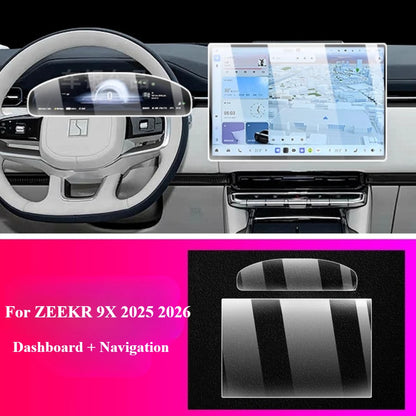 Film de Protection PPF pour ZEEKR 9X 2025 2026, intérieur de voiture transparent, accessoires LCD en TPU, panneau d'équipement de Navigation GPS, Console centrale