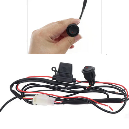 Kits de chauffage de volant de voiture en tissu floqué 12V, 4 interrupteurs, coussinets thermiques universels pour voiture, housses de volant chauffantes 60x9cm pour voitures