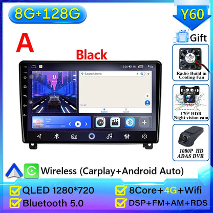 Autoradio Carplay pour Peugeot 407 2004-2011 Android 15 Navigation GPS Android Auto stéréo Android 15 vidéo 2K BT 4G No 2din DVD