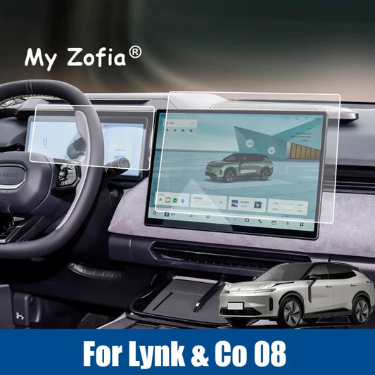 Pour Lynk & Co 08 EMP 2024 2025 voiture film de verre trempé LCD voiture gps Navigation et tableau de bord écran film protecteur accessoires