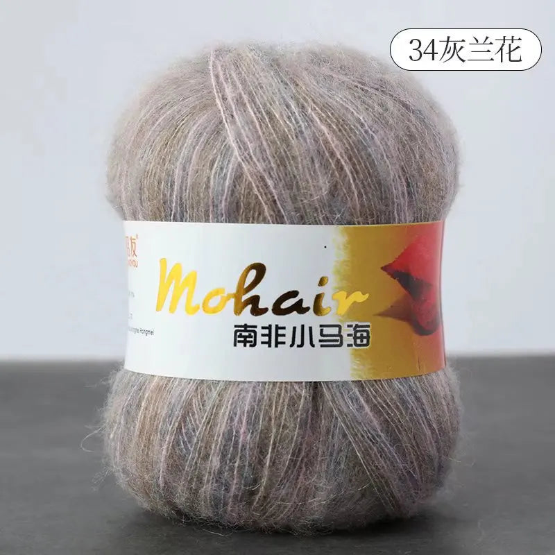 Fil de laine Mohair d'alpaga en peluche pour fil à tricoter, écharpe de pull 40 grammes/boule, fils épais de Lanas doux et chaud gonflés