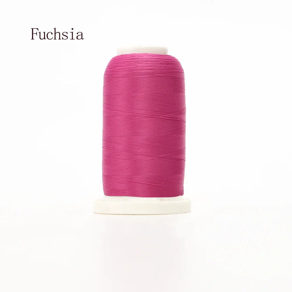 Fil laineux en Nylon à haute élasticité Tex 18, fil extensible, épaisseur moyenne, 1000 mètres de Long, surjet de couture sans couture, 8 couleurs au choix