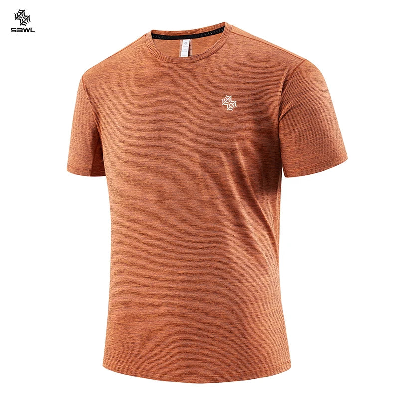 SBWL 2025 nouvel été haute qualité sports de plein air et fitness intérieur T-shirt à séchage rapide, mode et décontracté à manches courtes hauts